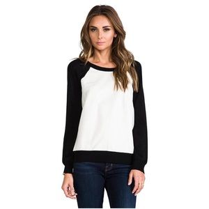 Towsen Lamb leather sweater